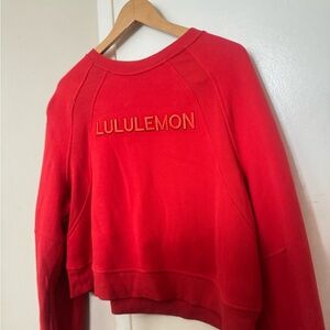Lululemon Orange Sweatshirt size L